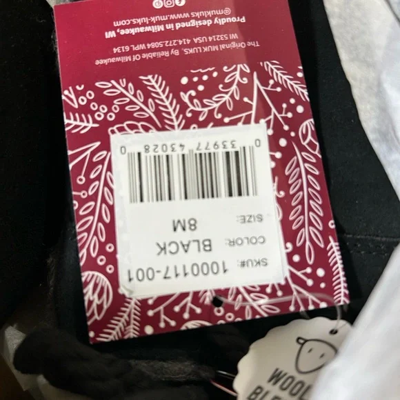 Women's Black Suede MUK LUKS Ziggy Rodeo Boots size 8 - Picture 7 of 9